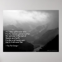 Tao Te Ching No. 6/ Poster