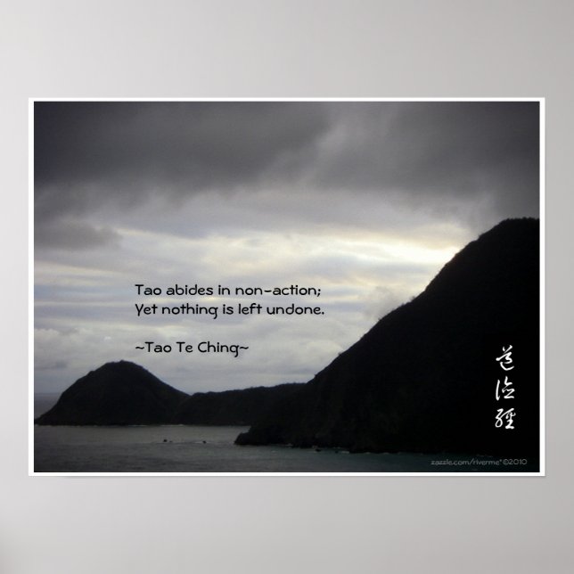 Póster Tao Te Ching No. 7/ Poster (Frente)