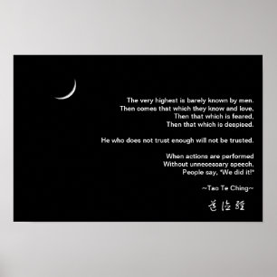 Póster Tao Te Ching No. 8