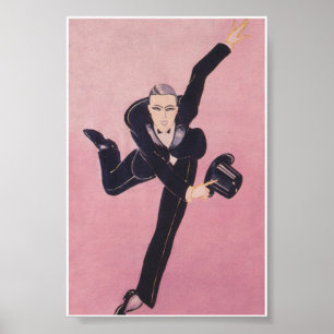 Póster Tap Dancer Entertainer Vintage Poster