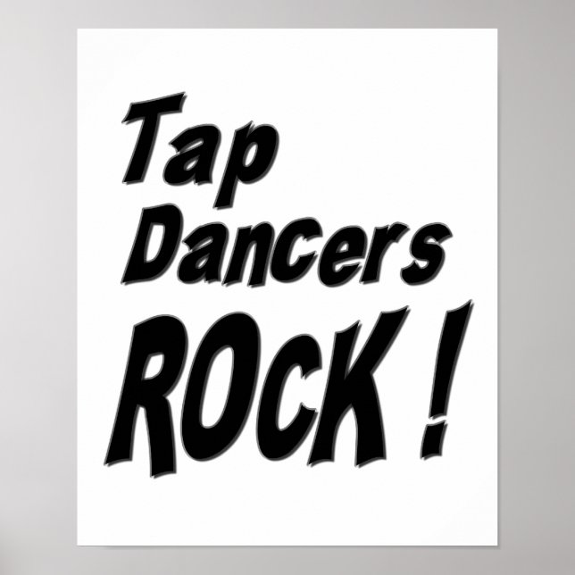 Póster ¡Tap Dancers Rock! Poster (Frente)