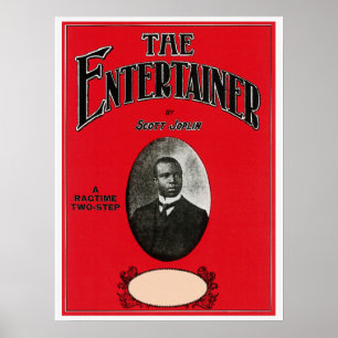Póster Tapa de la canción de Scott Joplin