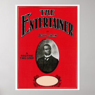 Póster Tapa de la canción de Scott Joplin