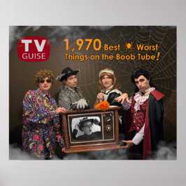 Póster Tapa de la guía de la TV de los ruidos de la grave