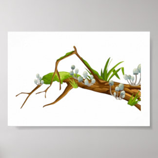 Póster Tapa de madera