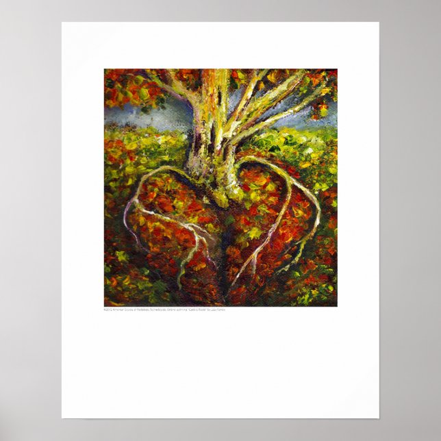 Póster Tapa de rayos X - Raíces cardíacas de L. Rainey (Frente)