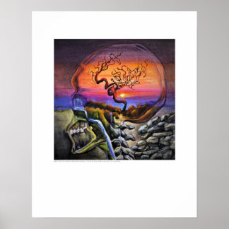 Póster Tapa de rayos X - Sella Turcica Sunset - L. Rainey