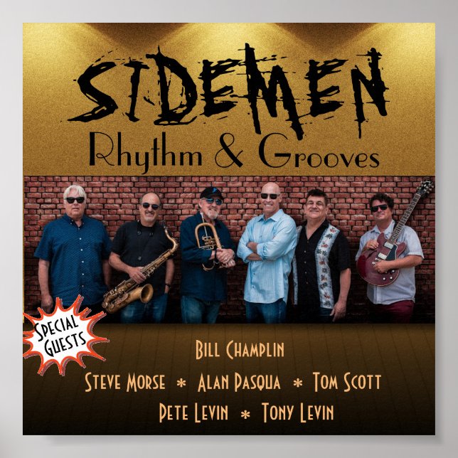 Póster Tapa de Sidemen Rhythm & Grooves C.D. (Frente)