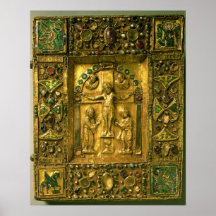 Póster Tapa del Evangelio, Ottonia, Alemania, siglo XI (g