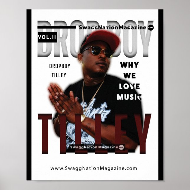 Póster Tapa especial de caída de DropBoy (Frente)