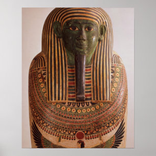 Póster Tapa exterior del sarcófago de Psametik I (664-61)