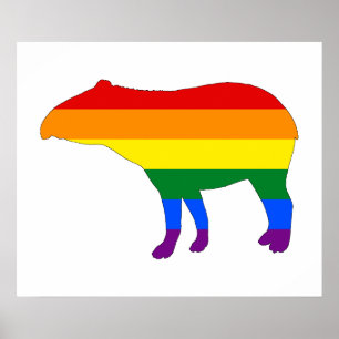 Póster Tapir del arco iris