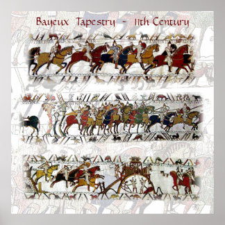 Póster Tapiz Bayeux del siglo XI