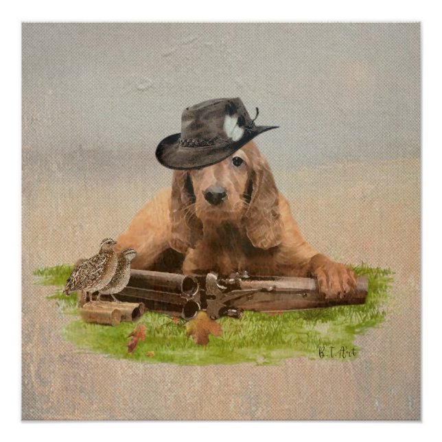 Póster Tapiz de Cocker Spaniel (Anverso)