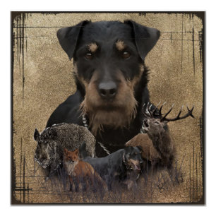 Póster Tapiz de Jagdterrier alemán