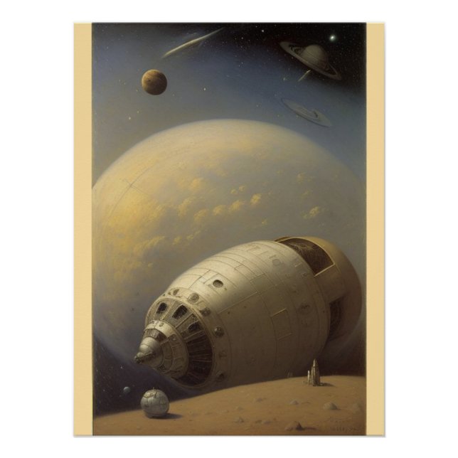 Póster Tapiz de pared taponado de madera (Anverso)