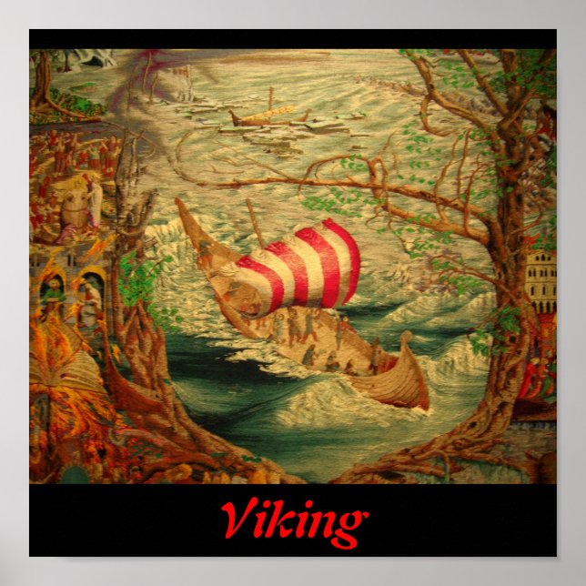 Póster Tapiz de Viking (Frente)