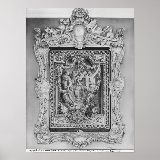 Póster Tapiz del escudo de armas de la familia real franc (Frente)