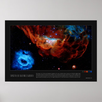 Póster Tapiz del nacimiento de un recién nacido (NGC 2014