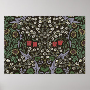 Póster Tapiz floral de William Morris Blackthorn
