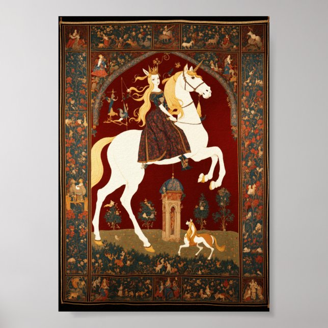 Póster Tapiz ondulado para el atardecer - Wal estético su (Frente)