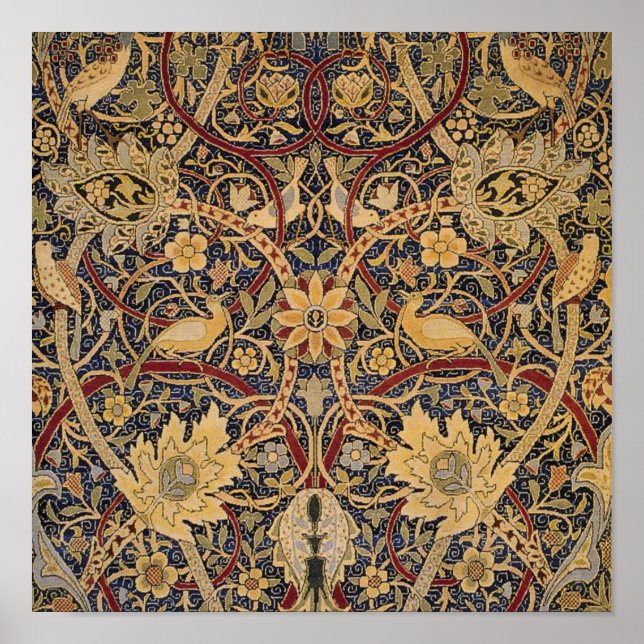 Póster Tapiz William Morris Bullerswood (Frente)