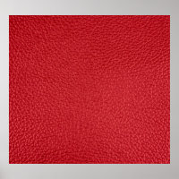 Tapón de cuero artificial rojo oscuro.