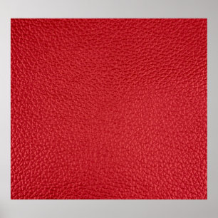 Póster Tapón de cuero artificial rojo oscuro.