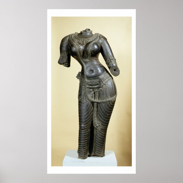 Póster Tara, Nalanda, Bihar, Pala dynasty (stone) (Frente)