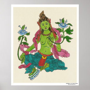 Póster Tara verde