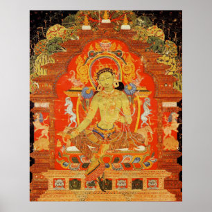 Póster Tara Verde diosa tibetana