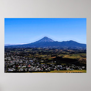 Póster Taranaki y Nueva Plymouth