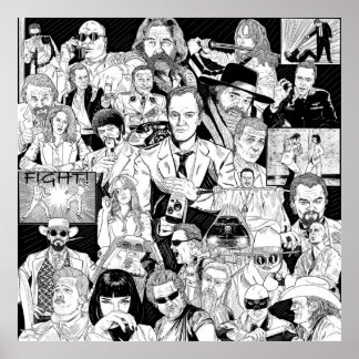 Póster Tarantino