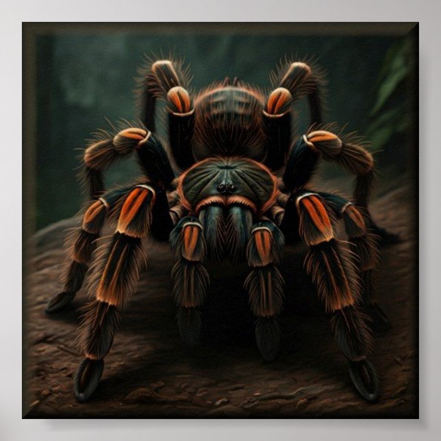 Póster Tarantula de Rodilla Mexicana (Frente)