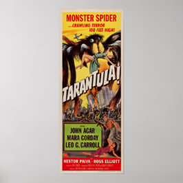 Póster ¡Tarantula! Monster Spider Earth Retro Movie Poste