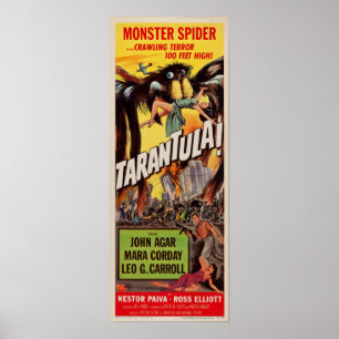 Póster ¡Tarantula! Monster Spider Earth Retro Movie Poste