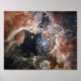 Póster Tarantula Nebula Imagen de JWST