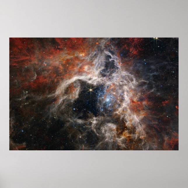 Póster Tarantula Nebula James Webb telescopio nasa estrel (Frente)