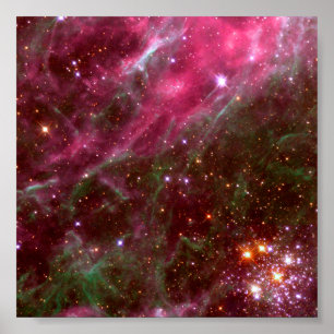 Póster Tarantula Nebula (Telescopio Hubble)