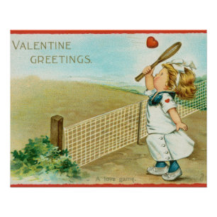 Póster Tarasca Kitschy Tarjeta del Día de San Valentín co