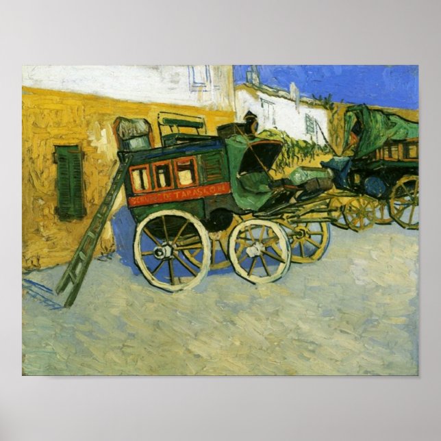 Póster Tarascon Diligence Van Gogh Bella Artes (Frente)