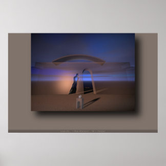 Póster Tarde azul...