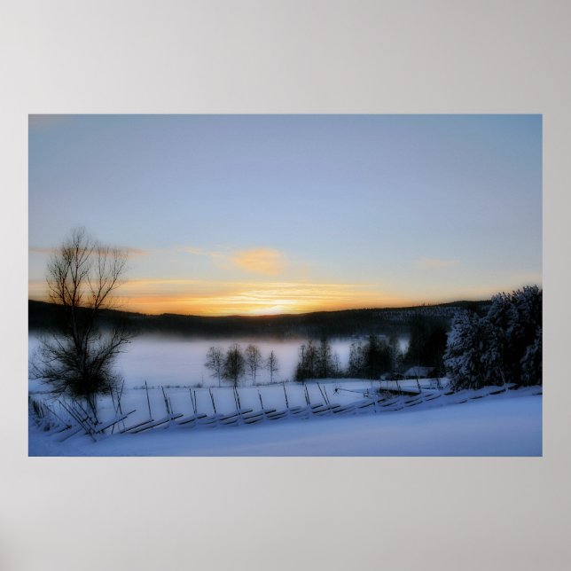 Póster Tarde de Invierno (Frente)