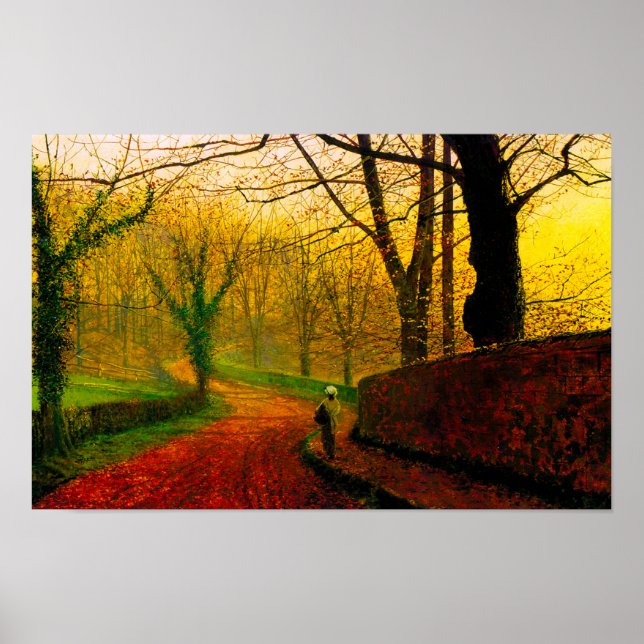 Póster Tarde de noviembre Stapleton Park Grimshaw (Frente)
