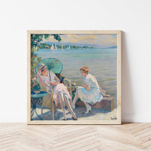 Póster Tarde de verano en el lago   Edward Cucuel