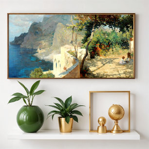Póster Tarde de verano tranquila en Capri, Brioschi Othma