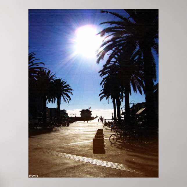 Póster Tarde En Hermosa Beach (Frente)