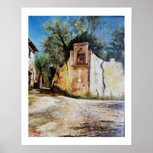 Póster TARDE EN RIMAGGIO / Vista de Toscana