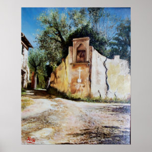 Póster TARDE EN RIMAGGIO / Vista de Toscana