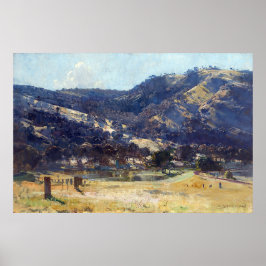 Póster Tarde Luz Goulburn Valley Arthur Streeton